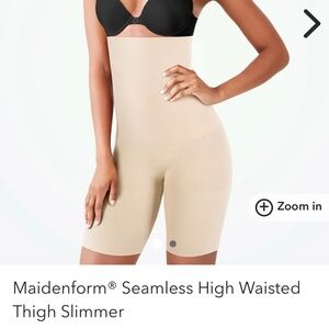 Shapermint Maidenform® Seamless High Waisted Thigh Slimmer - Latte - Small